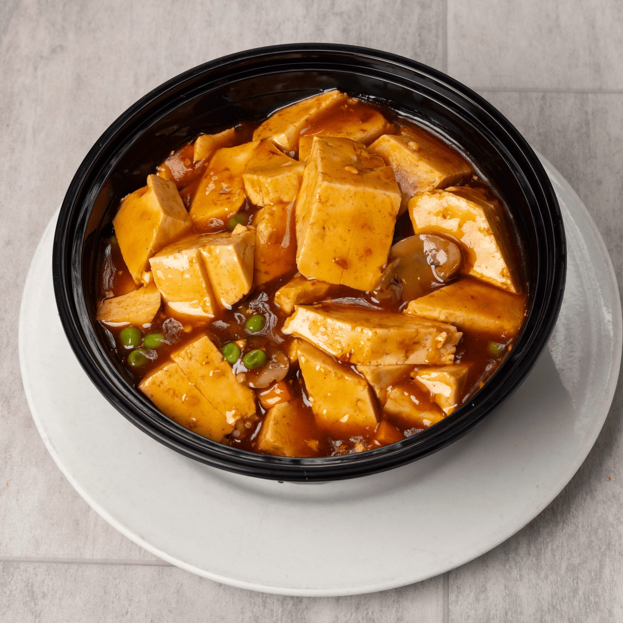 Mapo tofu with ground pork bowl (lunch) / 麻婆豆腐碗（午）.