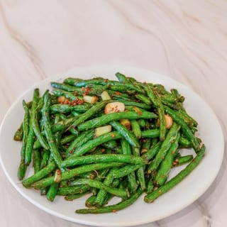 Dry sautéed string beans (dinner) / 干煸四季豆（晚）