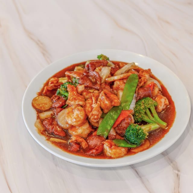 Three ingredients taste / 炒三鲜.