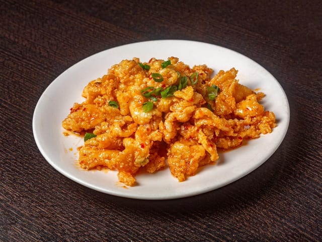 Sweet pungent chicken / 溜炒鸡.