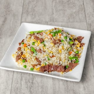 Pepper beef fried rice / 青椒牛肉炒饭
