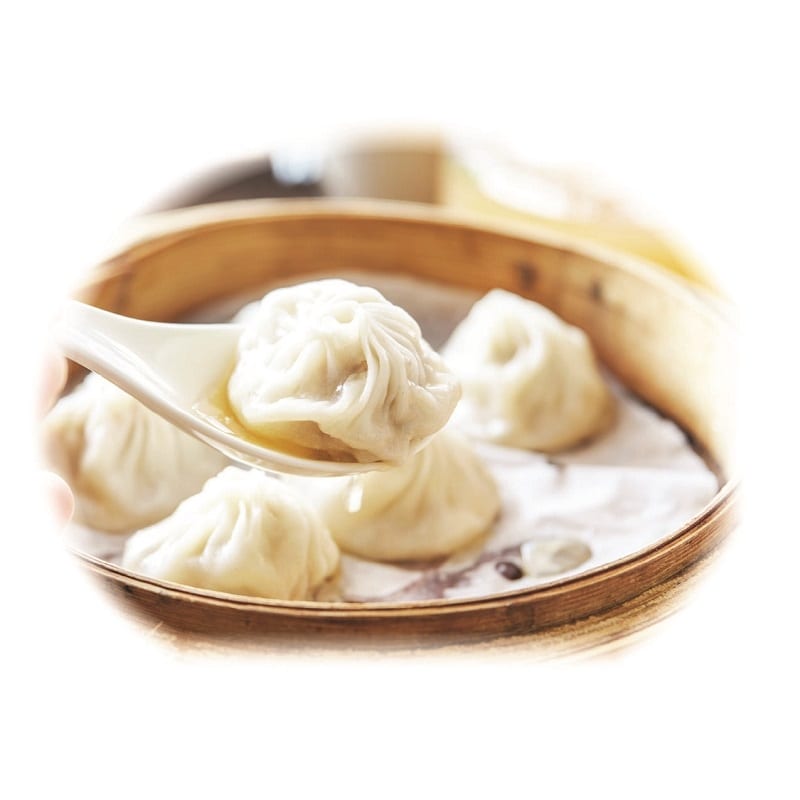 Steamed pork Xiao Long Bao (8 pieces) / 小笼包 (8 Pieces).