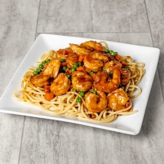 Shrimp lo mein / 虾捞面