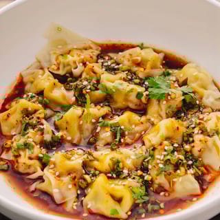 Wontons Szechwan style (8) / 红油抄手