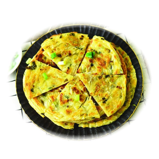 Green onion pancake / 葱油饼.