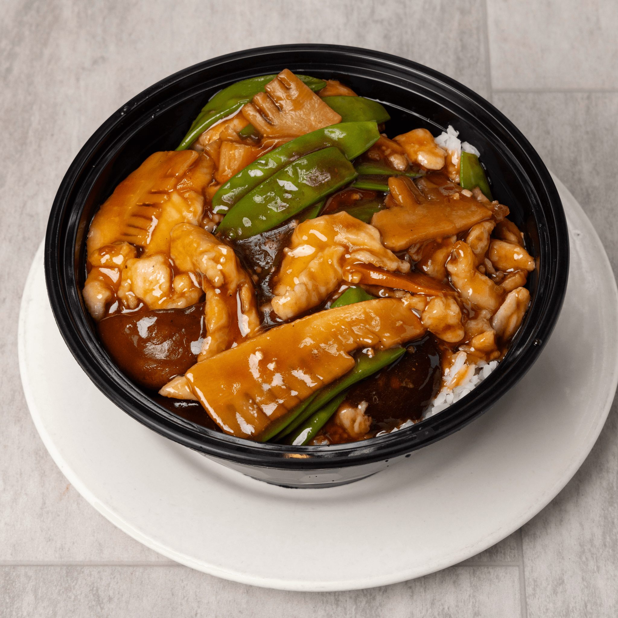 Double mushrooms bowl (lunch) /  双冬碗（午）.