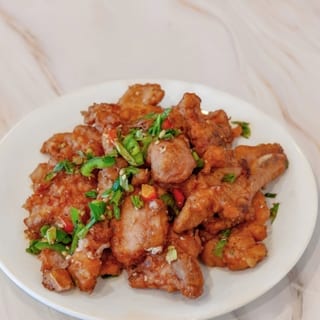 Spicy salt and pepper pork chop (lunch) / 椒盐肉排（午）