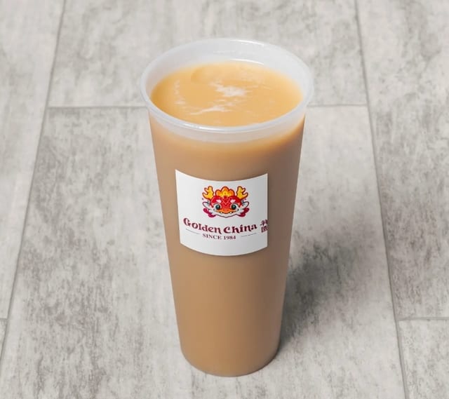 Jasmine green milk tea/ 茉莉绿奶.