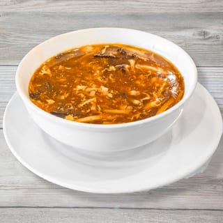 Hot & sour soup (with pork) (cup) / 酸辣汤(小)