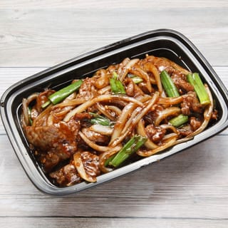 Mongolian beef (dinner) / 葱爆牛肉(晚)