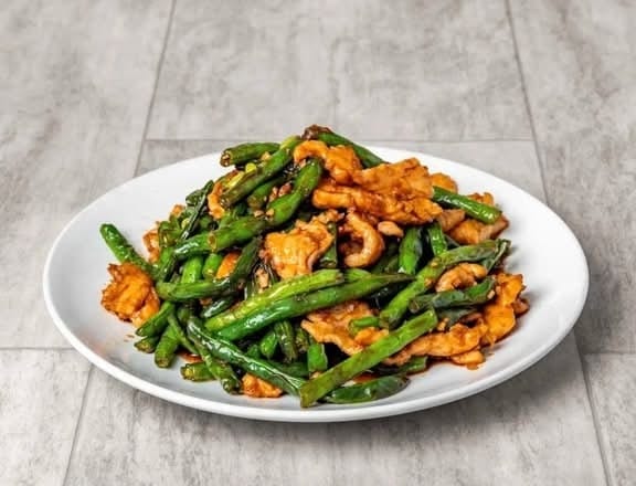 Sliced chicken with garlic sauce / 鱼香鸡片.